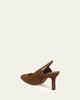 Vince 65mm Venice Suede Slingback Pumps - 3
