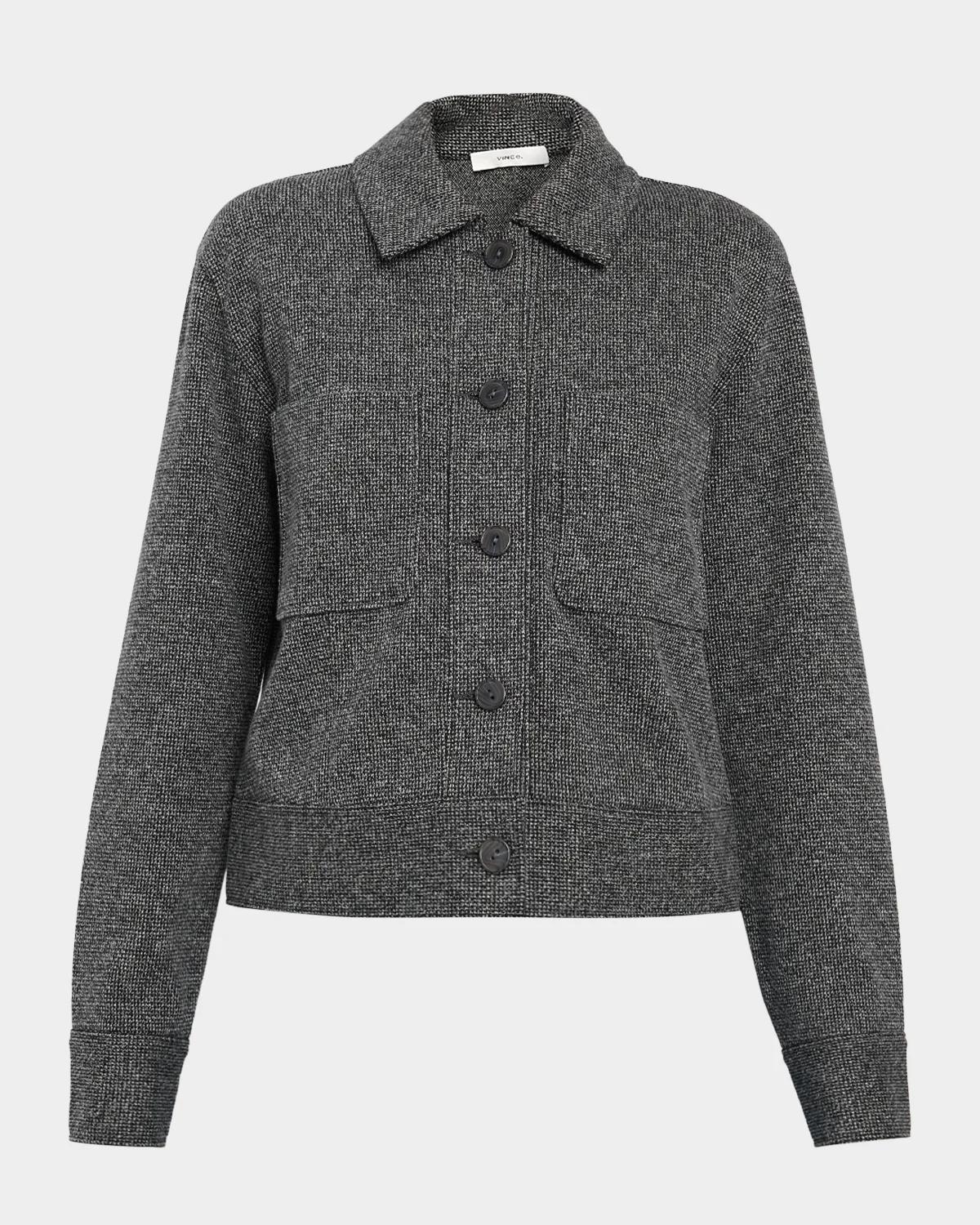 Vince Boxy Marled Jacket