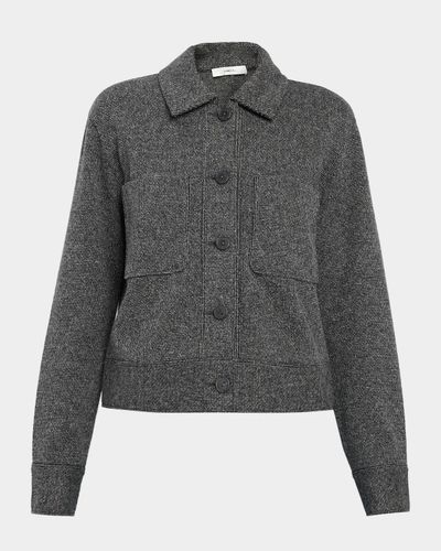 Vince Boxy Marled Jacket