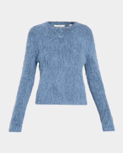 Vince Brushed Alpaca Crewneck Sweater