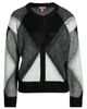 Vince Camuto Vince Camuto Argyle Button Front Cardigan With Rhinestones - 3