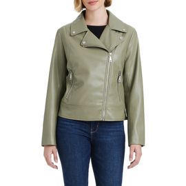 Vince Camuto Vince Camuto Asymmetric Zip Faux Leather Jacket