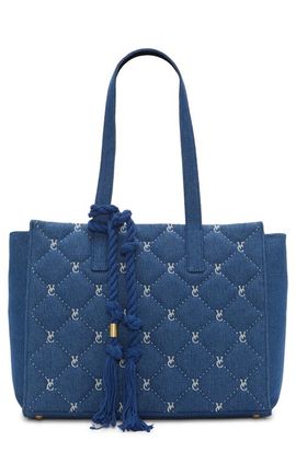 Vince Camuto Vince Camuto Barry Quilted Denim Tote 