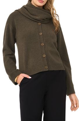 Vince Camuto Vince Camuto Cardigan with Detachable Scarf