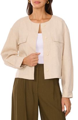 Vince Camuto Vince Camuto Collarless Crop Jacket