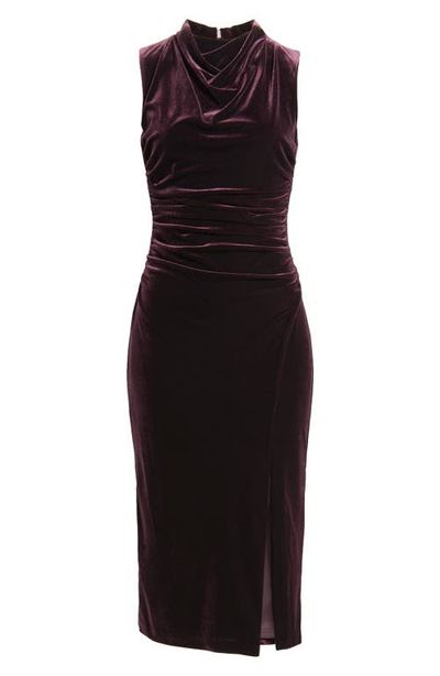 princess polly baby blue dress Elegant Velvet Long Dress Retro High Waist Ruffles Split Wrap Hips Bod –  TOP SHOW main image 1