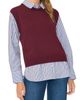 Vince Camuto Vince Camuto Crewneck Sweater Vest Two-Fer - 1