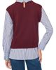 Vince Camuto Vince Camuto Crewneck Sweater Vest Two-Fer - 2