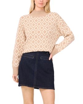 Vince Camuto Vince Camuto Diamond Turtleneck Sweater