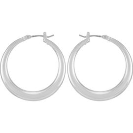 Vince Camuto Vince Camuto Double-Ring Silver- Hoop Earrings 