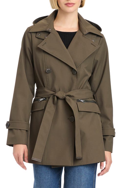 Vince Camuto Vince Camuto Double Breasted Hooded Trench Coat