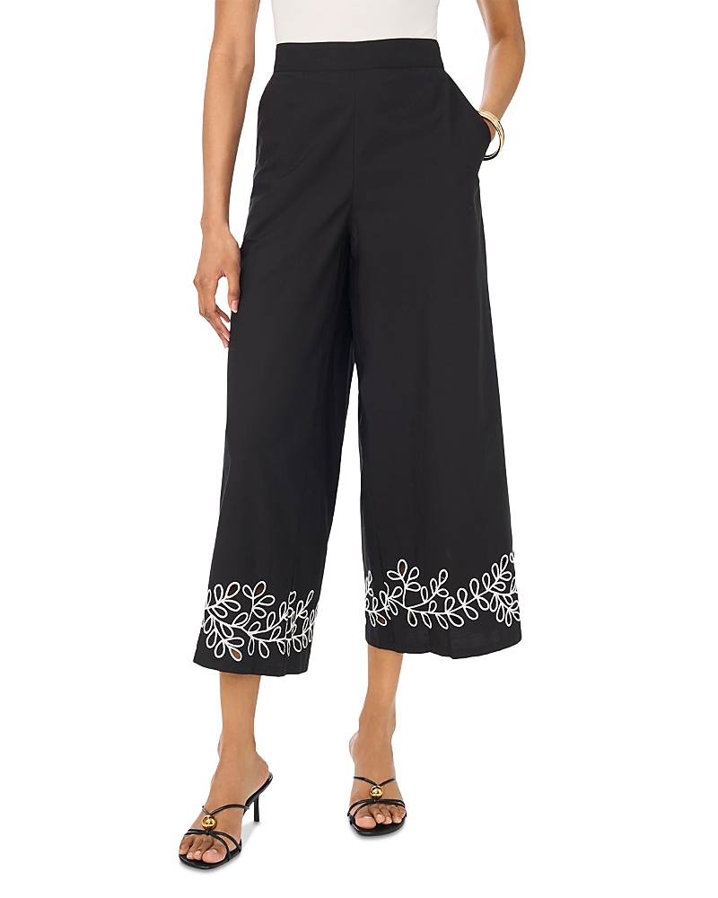 Vince Camuto Vince Camuto Embroidered Wide Leg Pants