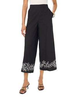 Vince Camuto Vince Camuto Embroidered Wide Leg Pants