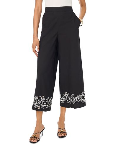 Vince Camuto Vince Camuto Embroidered Wide Leg Pants
