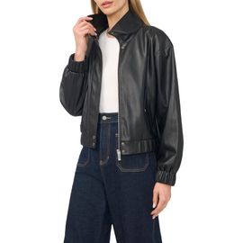 Vince Camuto Vince Camuto Faux Leather Bomber Jacket