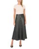 Vince Camuto Vince Camuto Faux Leather Seamed Midi Skirt - 2