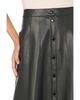 Vince Camuto Vince Camuto Faux Leather Seamed Midi Skirt - 4