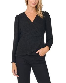Vince Camuto Vince Camuto Faux Wrap Knit Top