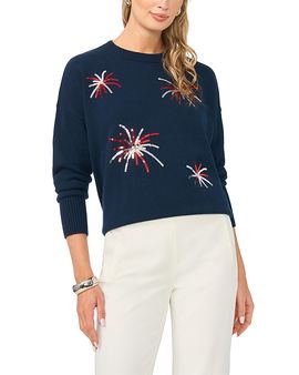 Vince Camuto Vince Camuto Firework Crewneck Sweater