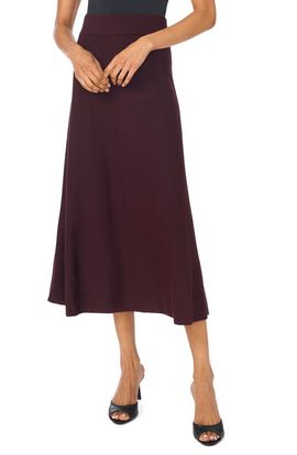 Vince Camuto Vince Camuto Flared Knit Midi Skirt