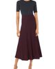 Vince Camuto Vince Camuto Flared Knit Midi Skirt - 5