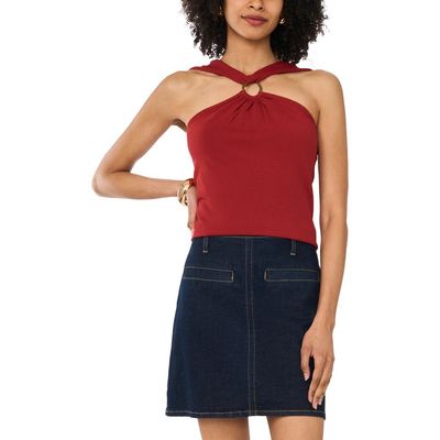 Vince Camuto Vince Camuto Metal Ring Detail Knit Tank