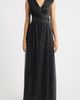 Vince Camuto Vince Camuto Metallic Crinkle Gown - 1