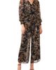 Vince Camuto Vince Camuto Paisley Long Sleeve Chiffon Jumpsuit - 1