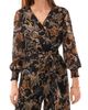 Vince Camuto Vince Camuto Paisley Long Sleeve Chiffon Jumpsuit - 3