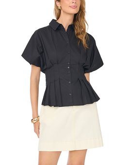 Vince Camuto Vince Camuto Pleated Dolman Sleeve Blouse