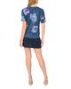 Vince Camuto Vince Camuto Printed Short Sleeve Crewneck Sweater - 4