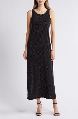 Vince Camuto Vince Camuto Rhinestone Sleeveless Maxi Dress