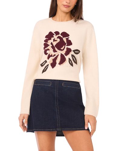 Vince Camuto Vince Camuto Rose Crewneck Pullover Sweater