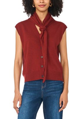 Vince Camuto Vince Camuto Scarf Tie Sweater Vest