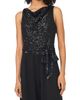 Vince Camuto Vince Camuto Sequin Cowl Neck Wide Leg Jumpsuit - 4
