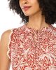 Vince Camuto Vince Camuto Sleeveless Tiered Maxi Dress with Combo Crochet Lace Trim - 4