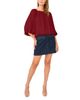 Vince Camuto Vince Camuto Square Neck 3/4 Sleeve Bubble Blouse - 2