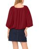 Vince Camuto Vince Camuto Square Neck 3/4 Sleeve Bubble Blouse - 3
