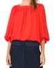 Vince Camuto Vince Camuto Square Neck Bubble Hem Top - 1