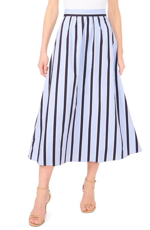 Vince Camuto Vince Camuto Stripe Flare Midi Skirt