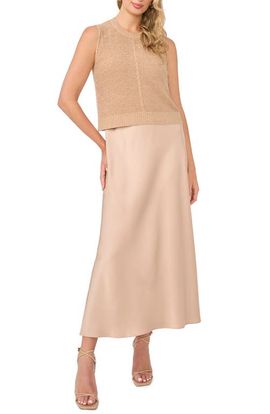 Vince Camuto Vince Camuto Tape Yarn Tank & Slipdress Set
