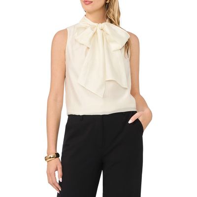 Vince Camuto Vince Camuto Tie Neck Sleeveless Top