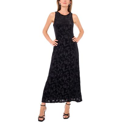 Vince Camuto Vince Camuto Velvet Flocked Mesh Dress