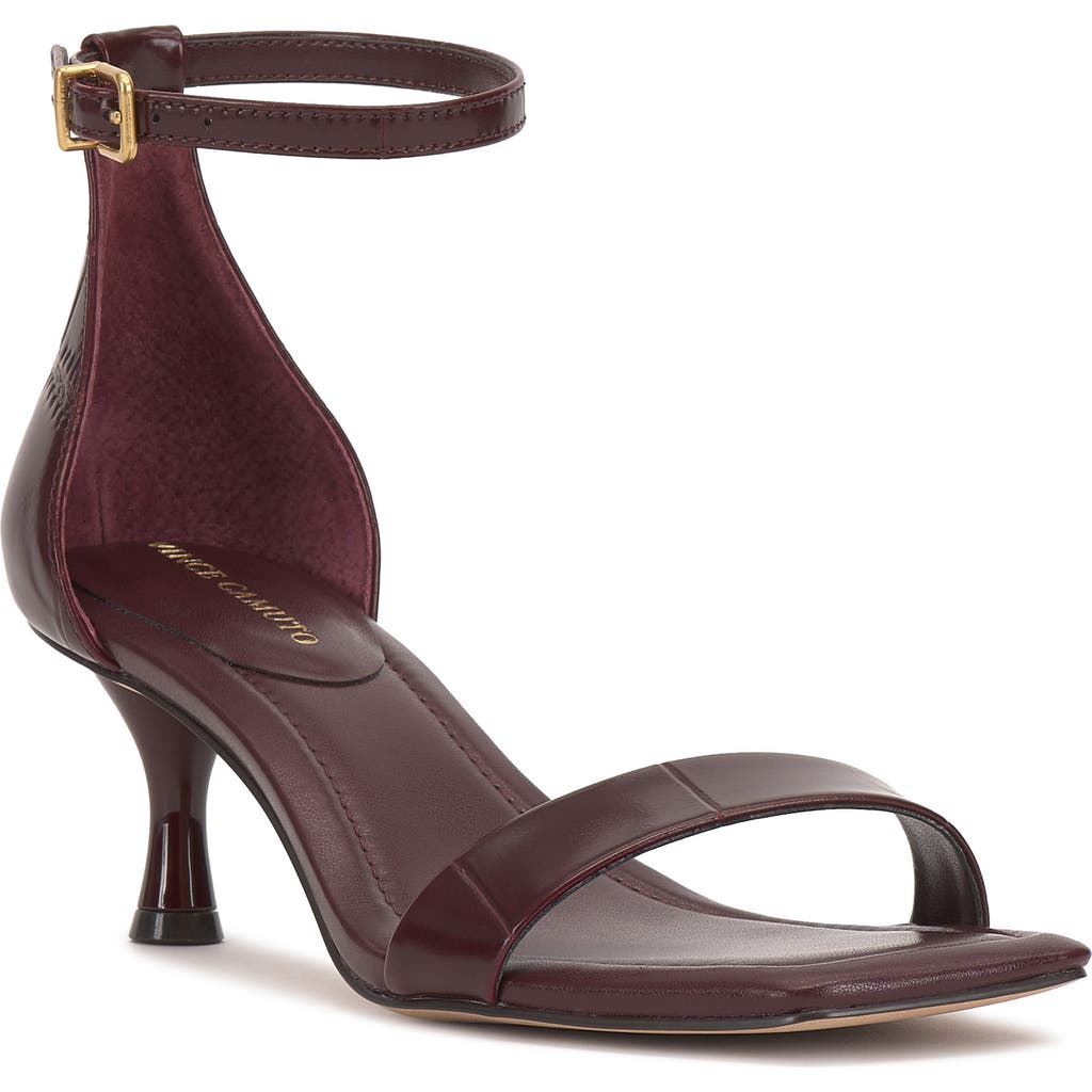 Vince Camuto Vince Camuto Vinkely Square Toe Kitten Heel Sandal
