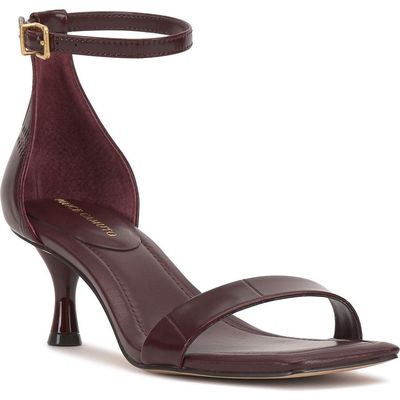 Vince Camuto Vince Camuto Vinkely Square Toe Kitten Heel Sandal