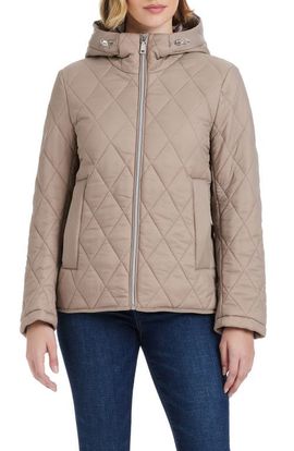 Vince Camuto Vince Camuto Water Resistant Hooded Quilted Jacket