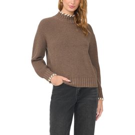 Vince Camuto Vince Camuto Whipstitch Turtleneck Sweater