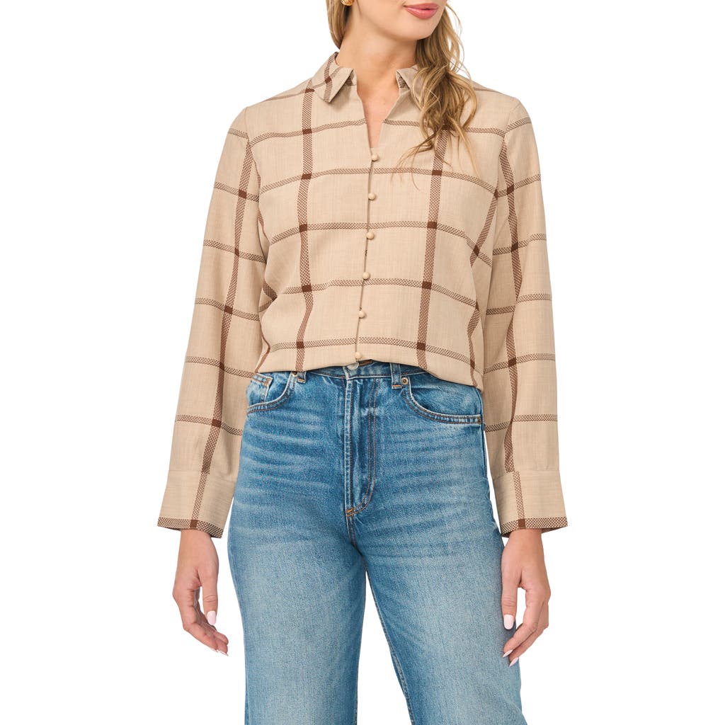 Vince Camuto Vince Camuto Windopane Plaid Button-Up Shirt