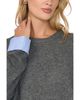 Vince Camuto Vince Camuto Woven Cuff Crewneck Sweater - 5