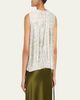 Vince Citrine Bloom Pleated Satin Top - 3